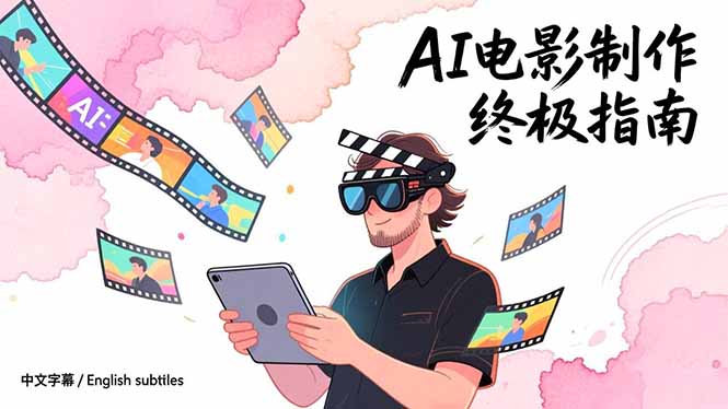 AI电影制作终极指南：从创意到成片，系统掌握智能影视全流程实战课(中英字幕-小目标云网创